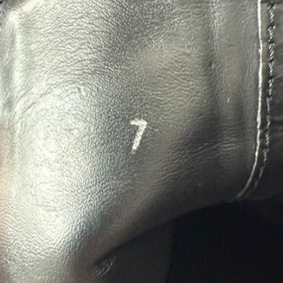 Everlane The Boss Boot 7 Black Pebbled Leather | Italian Made - Picture 8 of 8